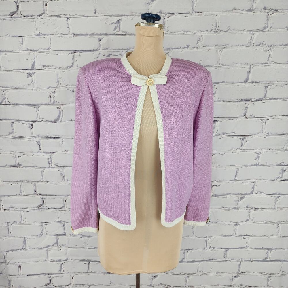 St John Collection by Marie Grey Sweater Women 8 corpcore Quiet luxury *Read*